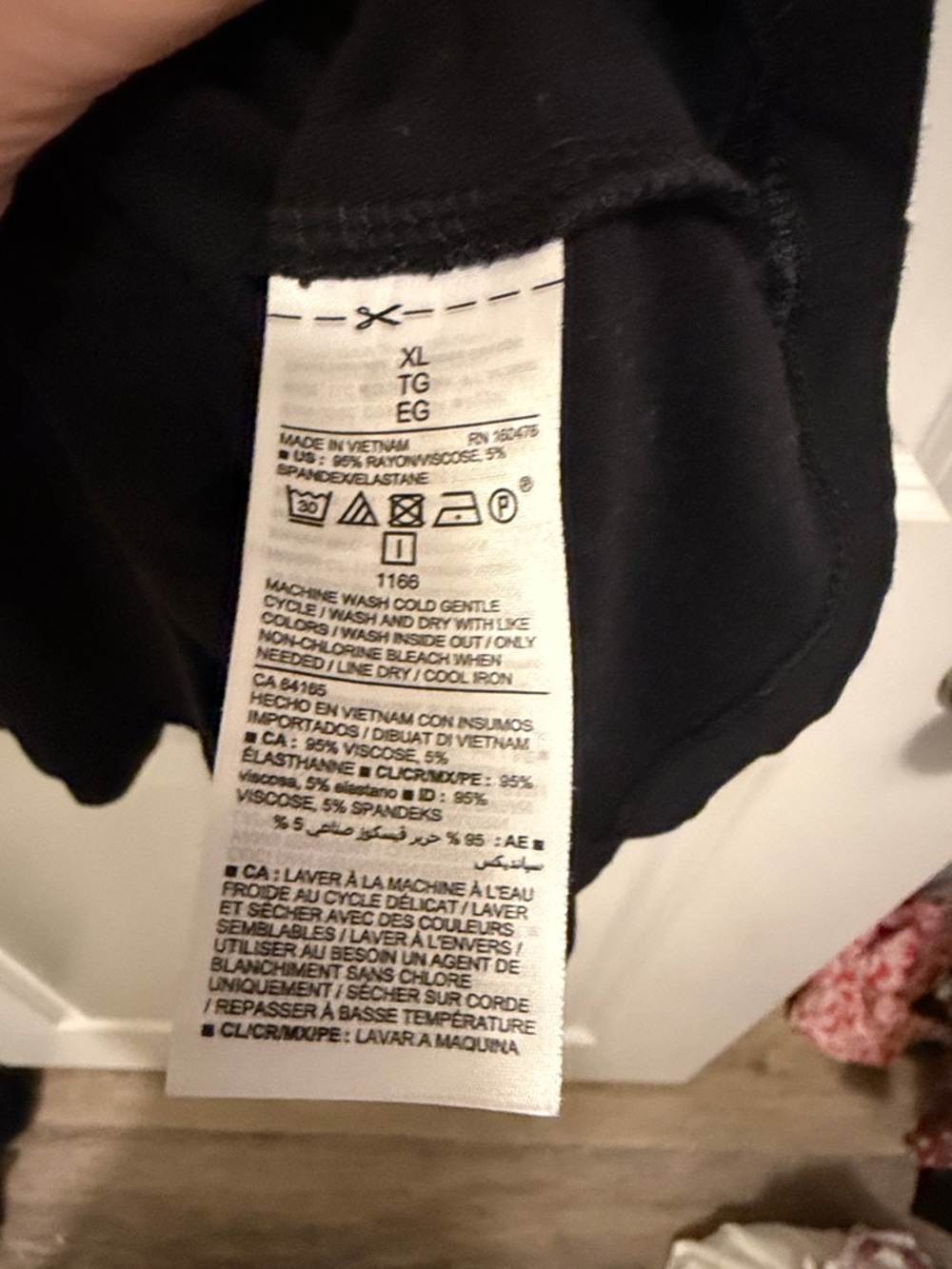 Old Navy Black and Black/White Striped Tee Dresses - Picture 6 of 6